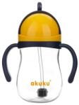 Akuku - Varázslatos itatópohár szívószállal 280 ml sárga