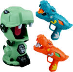 Aga4Kids Pistol de jucărie cu bile din spumă + țintă în formă de dinozaur - Aga4Kids MR1431 (K17569)