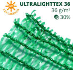 Sun-Life Árnyékoló háló, belátásgátló ULTRALIGHTTEX36 12 m x 50 m zöld (28494) - koi-farm