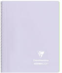 Clairefontaine Spirálfüzet Clairefontaine Koverbook Blush A/5 80 lapos PP borítású vonalas lila (PAP1112-0036)