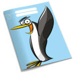 PD School Füzet pd kisalakú 27-32 kockás Tengernyi tudás pingvin (PAP1111-1837)