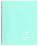 Clairefontaine Spirálfüzet Clairefontaine Koverbook Blush A/5 80 lapos PP borítású vonalas menta (366773C) - kreativjatek