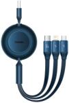 Baseus Bright Mirror 3, cablu USB 3-în-1 pentru micro USB/USB-C/Lightning 66W/2A 1.1m (albastru)