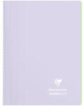 Clairefontaine Spirálfüzet Clairefontaine Koverbook Blush A/4 80 lapos PP borítású vonalas lila (376775C) - kreativjatek