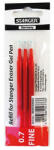 Stanger Zselés toll betét Stanger radírozható 0, 7 mm piros 3 db (PAP3041-0112)