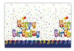 Procos Multicolor Happy Birthday asztalterítő 120*180 cm (PNN93047)