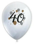 Milestone , Happy Birthday 40 léggömb, lufi 6 db-os (PNN95623)