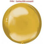 anagram Egyszínű gömb lufi 16" 40cm Arany Orbz (LUFI675511)