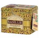  sarcia. eu BASILUR Present Gold - fekete levéltea díszdobozban, karácsonyi tea 100g x1