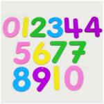 TickiT Set 14 numere translucide Curcubeu pentru tablete si mese luminoase (TIK72421)