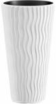 Prosperplast Ghiveci de flori, SANDY Slim 400, 70.8 cm, alb, Prosperplast (DPSP400-S449)