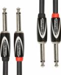 Roland RCC-3-2814 Cablu de interconectare de 3 ft / 1m Cablu de interconectare, cablu DUAL 6.3mm TR jack-DUAL 6.3mm TR jack (RCC-3-2814)