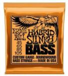 Ernie Ball 2833 Set de coarde pentru chitară bas electric, Hybrid Slinky BASS, oțel nichelat, 45-105 (2833)