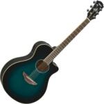 Yamaha Chitară electroacustică Yamaha APX600, cap de molid, claviatură din lemn de trandafir, culoare Oriental Blue Burst (GAPX600OBB)