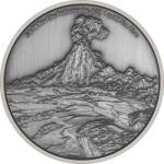 Perth Mint Stăpânul Inelelor - Muntele Doom - 1 Oz - Monedă de colecție din argint Moneda