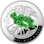 Perth Mint Frumusețe, bogăție și raritate: Daintree Rainforest - 1 Oz - Monedă de colecție din argint Moneda
