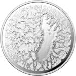 Royal Australian Mint Mungo Footprint - 1/2 Oz - Monedă de colecție din argint Moneda