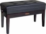 Roland RPB-D400RW bancă dublă pentru pian cu blat de vinil reglabil cu compartiment de depozitare - lemn de trandafir satinat (RPB-D400RW)