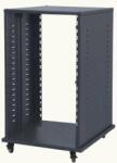 Proel STUDIORK18 Rack 18U studio pe rotile/fix, negru, metalic, ușă: PXCOVER18N montabil (STUDIORK18)