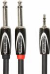 Roland RCC-15-3528V2 Cablu de interconectare de 4, 5 m Cablu de interconectare jack TRS de 3, 5 mm-DUAL jack TR de 6, 3 mm Cablu în Y (RCC-15-3528V2)