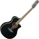 Yamaha APX APX 700II-12 negru 12-string chitară electro-acustică (GAPX700II12BL)