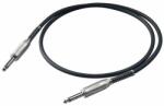 Proel BULK100LU3 Cablu audio 3 m 2x6, 3 mm S4CPRO mono jack S4CPRO, carcasă din metal nichelat, cablu HPC115 (BULK100LU3)