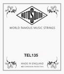 Rotosound TEL135 Coarde de chitară bas, nailon negru, sol, H scăzut, extra lung (TEL135)