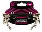 Ernie Ball 6220 3" Cablu de legătură cu panglică plată de 3" Pachet de 3 bucăți (6220)