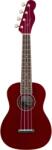 Fender Zuma Classic, claviatură din nuc, Candy Apple Red concert ukulele (0971630009)
