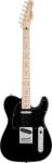 Squier FSR Affinity Series Telecaster, Maple Fingerboard, Black Pickguard, negru, negru (0378203506)