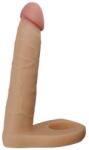 Lovetoy Strap on cu dildo inclus Lovetoy The Ultra Soft Dublu culoarea Pielii 15.8 cm