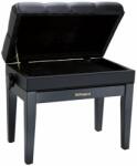 Roland RPB-500PE bancă de pian cu blat de vinil reglabil pe înălțime cu compartiment de depozitare - negru lucios (RPB-500PE)