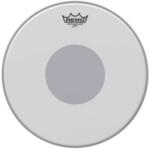 Remo CS-0114-10 Controlled Sound cap de tobă albă, 14", disc negru în partea de jos (CS-0114-10)