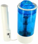 Seven Creations Masturbator Up/Down Mouth Clear Blue Seven Creations Albastru lungime 21 cm forma gura cu telecomanda - cu vibratii