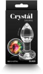 NS Novelties Dop Anal NS Toys Crystal Desires Rainbow Gem Small Transparent grosime 3.9 cm lungime 7.2 cm