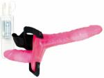 NMC Strap on cu dildo inclus Nmc Joyride Dublu Roz 9 - 17 cm