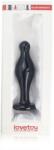 Lovetoy Dop Anal Lovetoy Glass Romance Anal Plug Negru grosime 3.7 cm lungime 11.3 cm