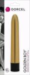 Dorcel Vibrator clasic Golden Boy Marc Dorcel lungime 18 cm grosime 2.6 cm Vibrator