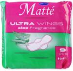 Mattes Podpaski higieniczne ze skrzydełkami, 9 szt. - Mattes Ultra Wings Aloe 9 buc