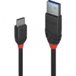 Lindy USB 3.1 (Gen 2) Csatlakozókábel [1x USB 3.1 dugó, A típus - 1x USB-C dugó] 1.00 m Fekete