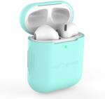 AlzaGuard Skinny Silicone Case Airpods 1. és 2. generáció, zöld (AGD-ACSS1E)