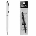  Érintőképernyő ceruza / golyós toll - white / fehér (ACC-25145)