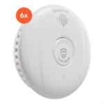 oneConcept SHD by oneConcept, detector de fum DOF Pro10, plastic, semnal de avertizare: 85 dB, durata de viață a bateriei 10 ani (DHS1_Pro10_6) (DHS1_Pro10_6)