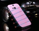  ART din aluminiu HTC One M8 roz