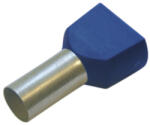 Weidmüller Érvéghüvely szigetelt iker 2x 2.5mm2 19mm kék H2, 5/19D ZH BL SV Weidmüller (9004430000)