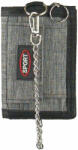 Sport Külső zsebes láncos szürke tépőzáras textil pénztárca Sport (zsebes pt szürke)