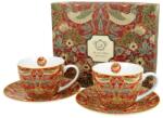 Duo Gift Porcelán csésze szett - 280ml - William Morris: Strawberry Thief Red