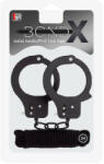 BondX Metal Cuffs & Love Rope Set Black
