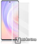 Amorus 3D Full Glue UV Liquid előlap védő karcálló edzett üveg - ÁTLÁTSZÓ - 0.3mm, UV lámpával, a teljes kijelzőt védi - HUAWEI nova 9 / Honor 50