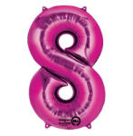 Grabo Balon folie cifra 8 roz 66cm